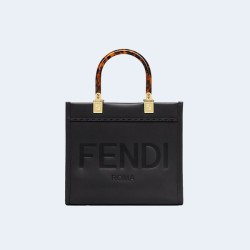 펜디 선샤인 스몰 쇼퍼백 블랙