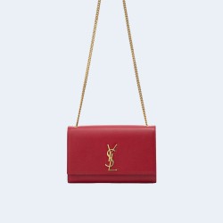 생로랑 케이트 미디엄 백 레드