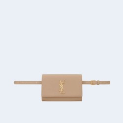 생로랑 그랑 드 뿌드르 KATE 벨트백 베이지