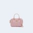 미우미우 마테라쎄 나파 가죽 탑 핸들 미니백 핑크