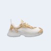 디올 바이브 화이트 스니커즈 골드