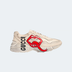 구찌 라이톤 더티 립 프린트 스니커즈