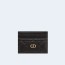 디올 카로 5-슬롯 카드 홀더 블랙