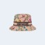 디올 D-BOBBY 페티 플로럴 베이지 스몰 버킷 햇