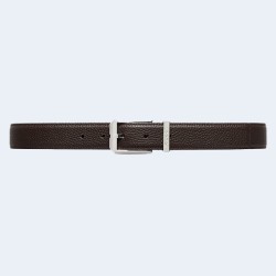 구찌 직사각형 버클 벨트 브라운 30mm