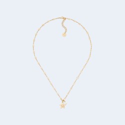 디올 스타 화이트 펄 목걸이