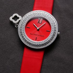 반클리프 앤 아펠 참 워치 레드 화이트