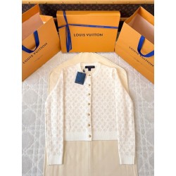루이비통 모노그램 브러시드 니트 가디건