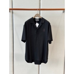 브루넬로 쿠치넬리 린넨 카라 티셔츠