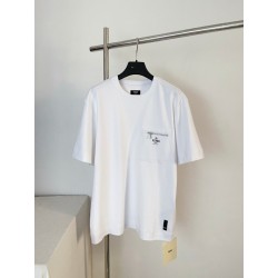 펜디 포켓 코튼 티셔츠