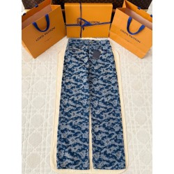 루이비통 모노그램 데님 스케이트 팬츠