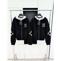 루이비통 그래픽 인따르시아 지퍼 코튼 후드