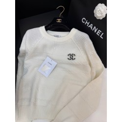 샤넬 로고 니트