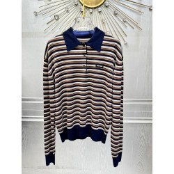 미우미우 울 폴로 셔츠