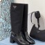 프라다 스웨이드 롱부츠