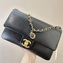 샤넬 스몰 플랩 백 그레인드 카프스킨