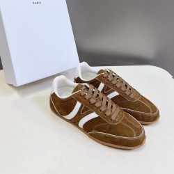 셀린느 트리옹프 조거 로우 레이스업 브라운