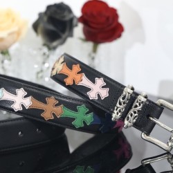 크롬하츠 925 소가죽 벨트 B005 멀티 패치하이엔드 버젼