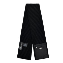 프라다 양모 포켓 머플러