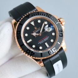 롤렉스 요트마스터 블랙 오이스터 러버밴드 40mm
