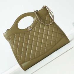 샤넬 31 라지 쇼핑백 토트백 블랙 금장 정품퀄