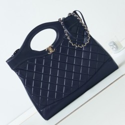 샤넬 31 라지 쇼핑백 토트백 블랙 금장 정품퀄