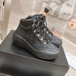 샤넬 23K 레이스업 하이탑 스니커즈