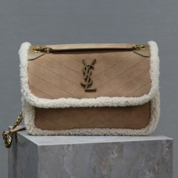 생로랑 빈티지 니키 시어링 미디움백