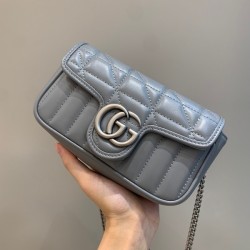 구찌 GG 마몬트 마틀라세 미니백