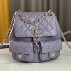 샤넬 듀마 백팩 투포켓 캐비어 메탈