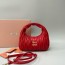 미우미우 스몰 완더 마테라쎄 나파 호보백 레드