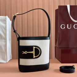 구찌 73 미니 버킷백 블랙 833665