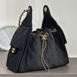 샤넬 25백호보백 데님 30