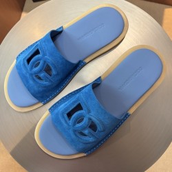 돌체앤가바나 스웨이드 슬리퍼