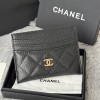 샤넬 클래식 카드홀더 캐비어 블랙 금장 AP4472