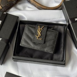 생로랑 아코디언 카드지갑 607907