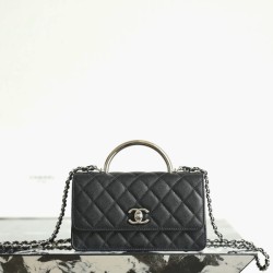 샤넬 25P 핸들 캐비어