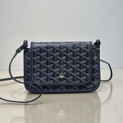 고야드 플뤼메 미니 크로스백 네이비