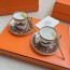 에르메스 커피잔 2종 세트