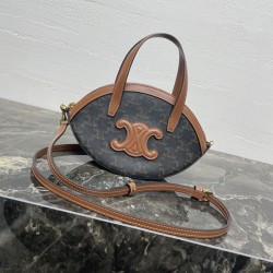 셀린느 25FW 트리오페 오벌 숄더백 탄 122262