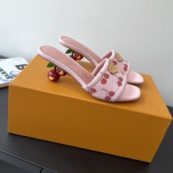 루이비통 x 무라카미 릴리 플랫 뮬