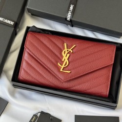 생로랑 마틀라세 모노그램 플랩 장지갑 372264