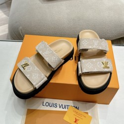 루이비통 LV 선셋 샌들 뮬