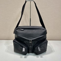 프라다 리나일론 레더 숄더 2VD062