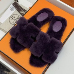 에르메스 오란 샌들 퍼플