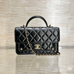 샤넬 25FW 25B 탑핸들 체인 지갑 WOC 플랩 AP4674