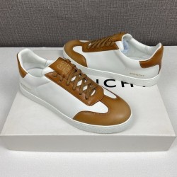 지방시 4G 로고 레더 스니커즈