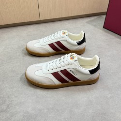 발리 레더 로제 스니커즈