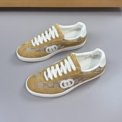 구찌 G75 스웨이드 레더 스니커즈 791742