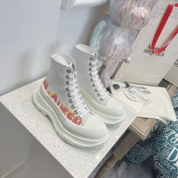 알렉산더맥퀸 트레드 슬릭 앵클부츠